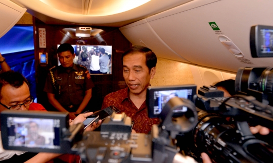 Antusiasme Presiden Jokowi saat blusukan ke Pelabuhan Brisbane