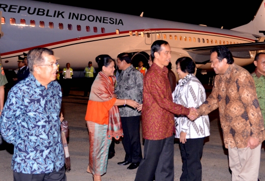 Antusiasme Presiden Jokowi saat blusukan ke Pelabuhan Brisbane