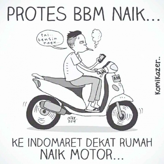 Ini meme-meme 'tandingan' dukung kebijakan Jokowi naikkan BBM