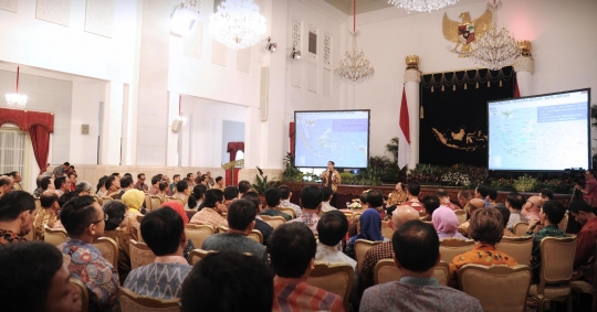 Jokowi terima peserta program pendidikan Lemhannas di Istana