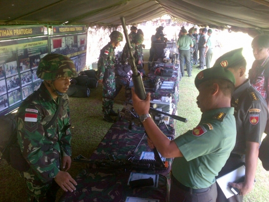 Amankan batas RI, prajurit TNI dibekali senjata sniper