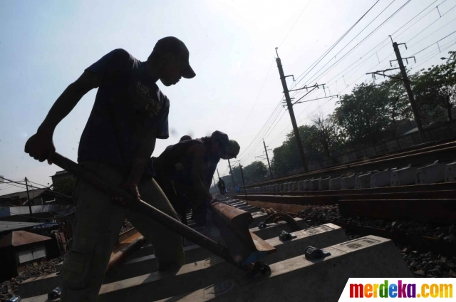 Foto : Proyek jalur ganda Manggarai-Bekasi masuki 