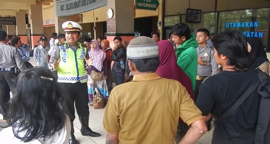 Dampak mogok akibat BBM naik, Terminal Bus Purwokerto sepi