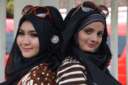 Pesona finalis Miss World Muslimah 2014 ikuti sesi foto di Yogya