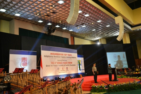 Wapres Jusuf Kalla hadiri World Peace Forum 5 di Pustaloka DPR