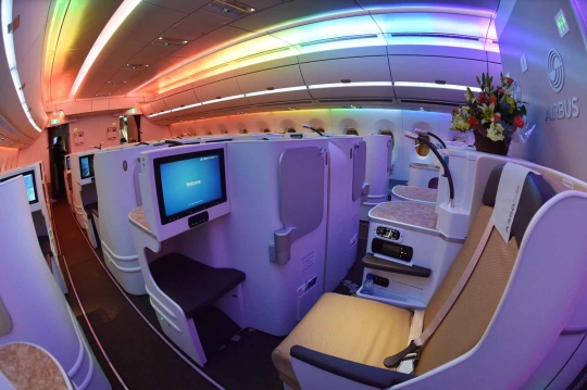 Mengintip kemewahan dan kecanggihan pesawat baru Airbus A350 XWB