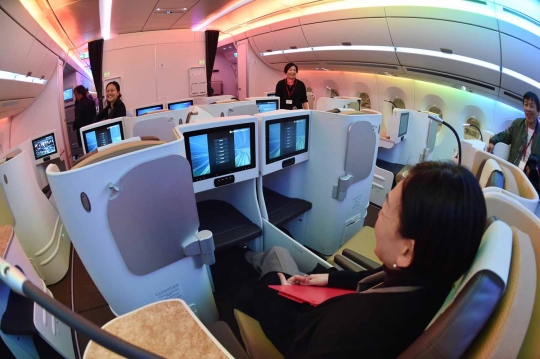 Mengintip kemewahan dan kecanggihan pesawat baru Airbus A350 XWB