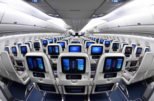 Mengintip kemewahan dan kecanggihan pesawat baru Airbus A350 XWB