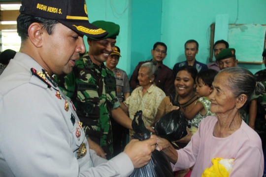 Pererat tali silaturahmi, TNI-Polri di Kediri gelar bakti sosial