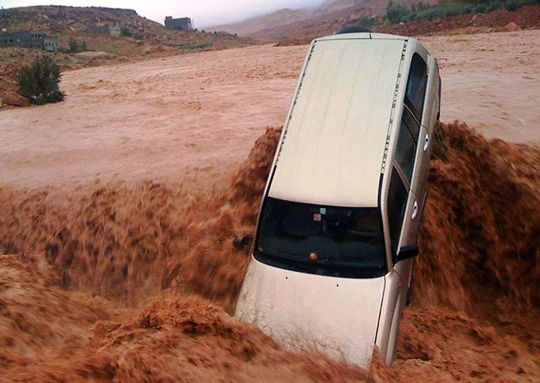 Dahsyatnya banjir bandang di Maroko, delapan orang tewas