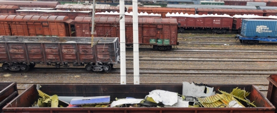 Usai dievakuasi, puing MH17 diangkut kereta ke Belanda