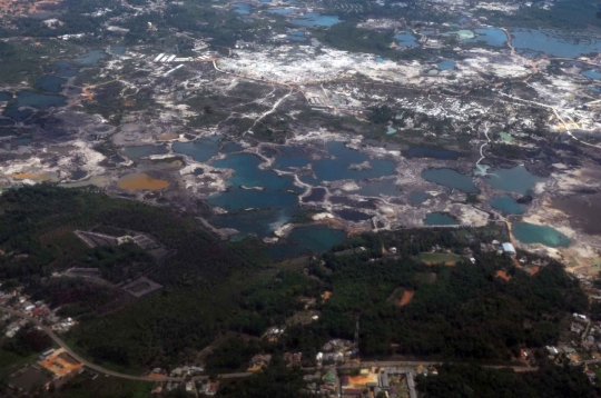 Parahnya kerusakan hutan Bangka Belitung akibat pertambangan