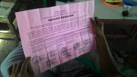 Ini surat larangan bagi muslim di Aceh rayakan tahun baru