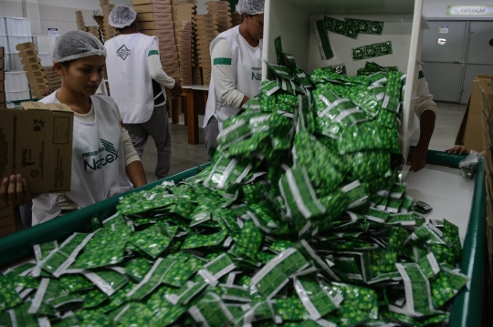 Menengok pabrik pembuatan kondom di Brasil