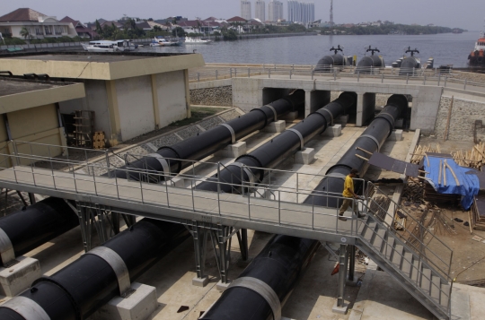 Tujuh mesin pompa air Waduk Pluit siap antisipasi banjir