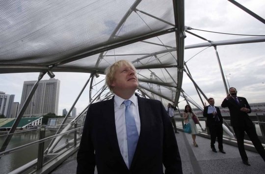 Ini Boris Johnson, Wali Kota London doyan blusukan mirip Jokowi