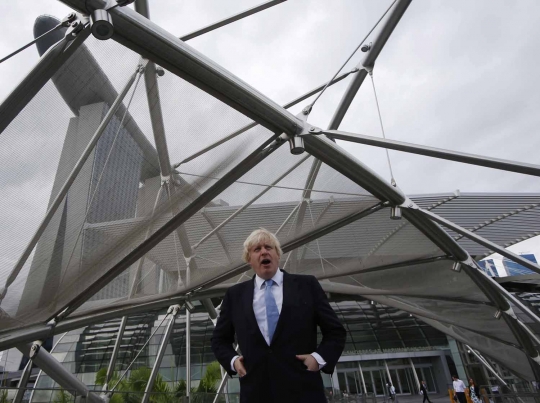 Ini Boris Johnson, Wali Kota London doyan blusukan mirip Jokowi
