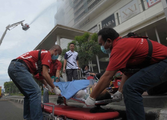Senayan City gelar latihan evakuasi kebakaran