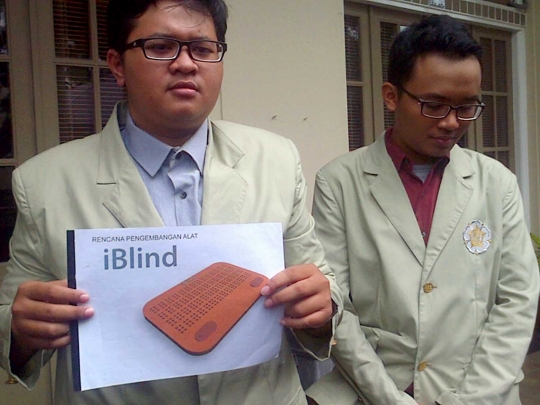 Mahasiswa UGM kembangkan iBlind, tablet untuk tunanetra