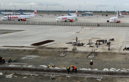 Mengintip pembangunan Terminal 3 Ultimate Bandara Soekarno-Hatta