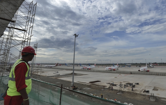Mengintip pembangunan Terminal 3 Ultimate Bandara Soekarno-Hatta