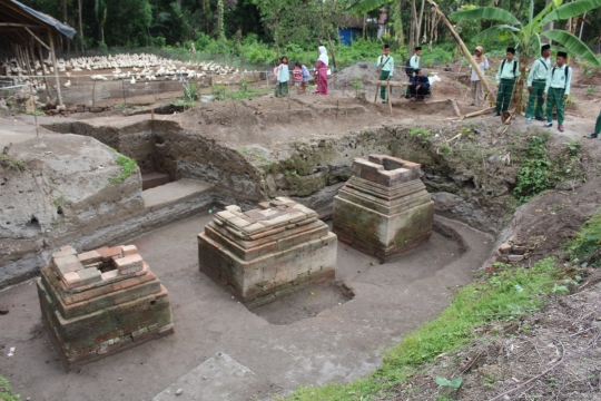 Penemuan situs yang diduga altar pemujaan era Kerajaan Kediri