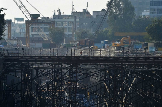 Menengok cara India bangun jalur bawah tanah Delhi Metro Rail