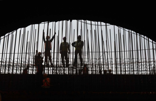 Menengok cara India bangun jalur bawah tanah Delhi Metro Rail