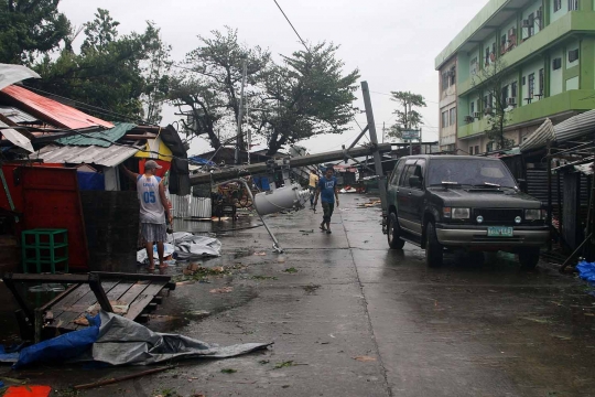 Topan Hagupit hantam wilayah timur Filipina