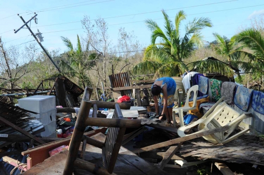 Meratapi kondisi warga Filipina pasca-terjangan Topan Hagupit