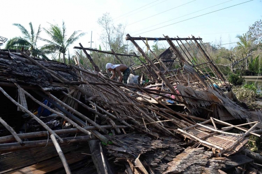 Meratapi kondisi warga Filipina pasca-terjangan Topan Hagupit