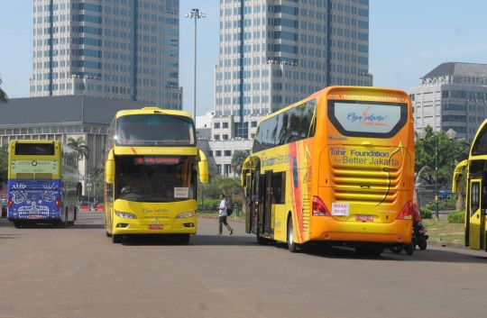 Ini bus tingkat Tahir Foundation yang siap layani warga Jakarta