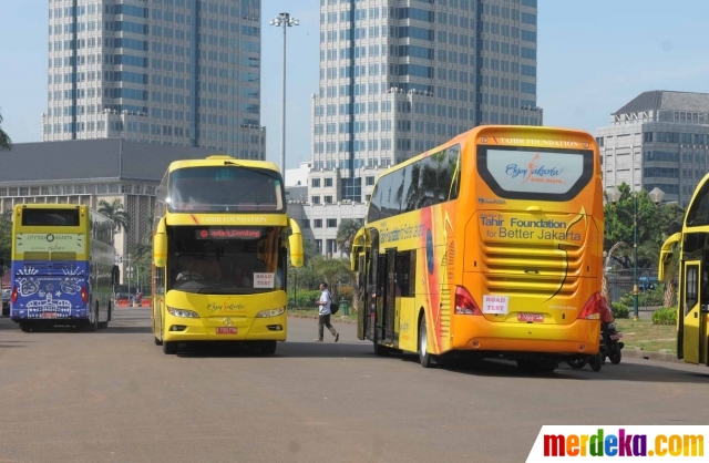 Foto : Ini bus tingkat Tahir Foundation yang siap layani 