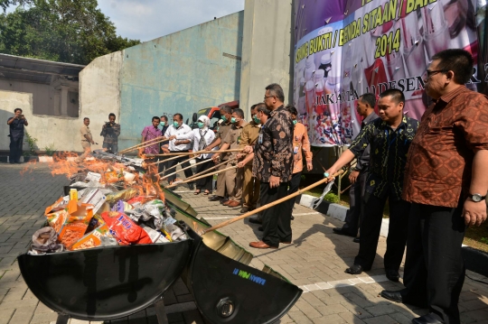 BPOM musnahkan ribuan obat & makanan ilegal senilai Rp 2 miliar