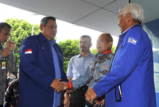 SBY hadiri rapat pleno Partai Demokrat bahas Kongres 2015