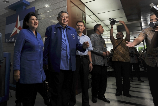 SBY hadiri rapat pleno Partai Demokrat bahas Kongres 2015