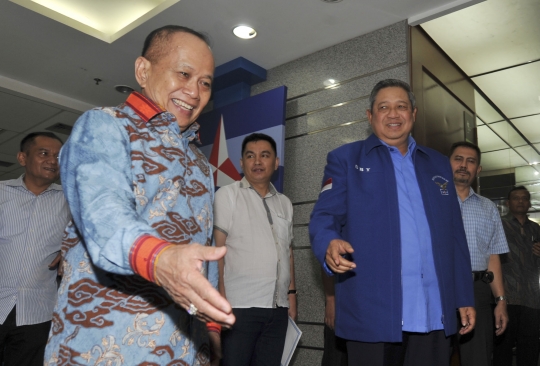 SBY hadiri rapat pleno Partai Demokrat bahas Kongres 2015