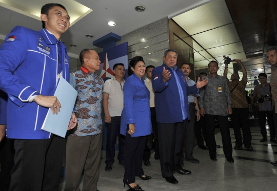 SBY hadiri rapat pleno Partai Demokrat bahas Kongres 2015