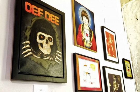 Mengenang Ramones lewat pameran lukis karya Dee Dee Ramone