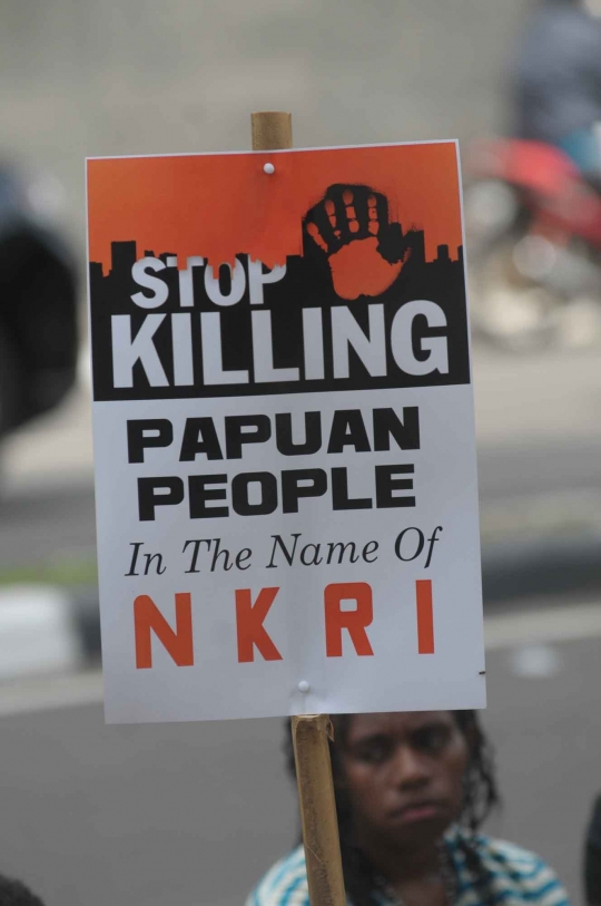 Protes penembakan, masyarakat Papua gelar demo di kawasan HI