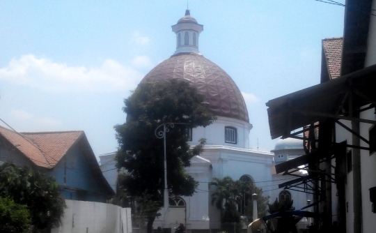 Pesona gereja blenduk di kota tua, Semarang