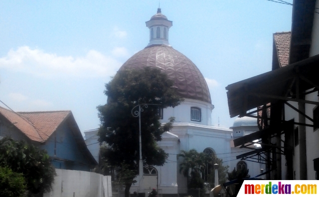 Foto : Pesona gereja blenduk di kota tua, Semarang 