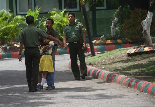 Ini foto-foto eksklusif penyanderaan siswa SD di Gresik