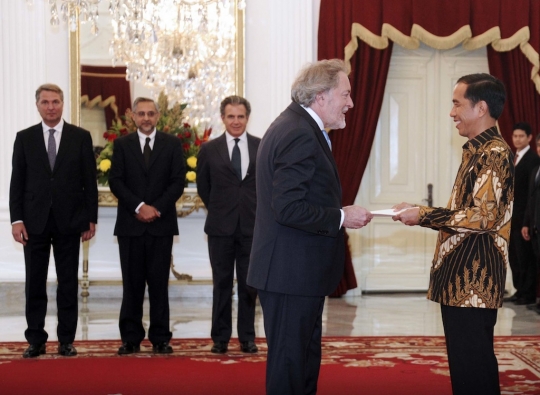 Presiden Jokowi terima empat Duta Besar baru untuk Indonesia