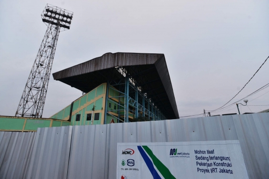 Imbas proyek MRT, Stadion Lebak Bulus ditutup