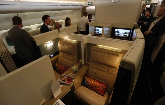 Mengintip kemewahan fasilitas Etihad Airways A380 Superjumbo