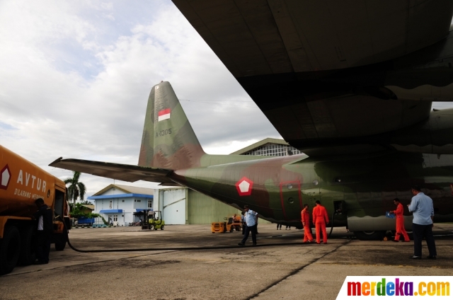 Foto : Ini lima Hercules TNI AU yang siap jemput TKI di 