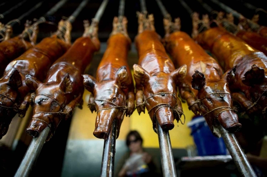 Lechon, makanan favorit warga Filipina di Hari Natal