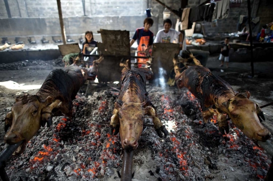 Lechon, makanan favorit warga Filipina di Hari Natal