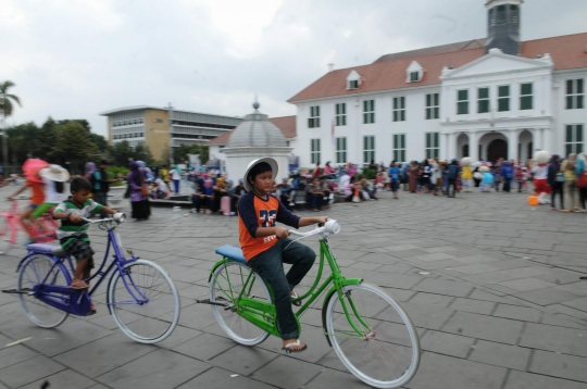 Libur Natal, kawasan Kota Tua ramai pengunjung